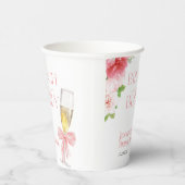 ブロンチとバブルリー | ボー ワイルド ガーデン ブライダル シャワー 紙コップ (右)