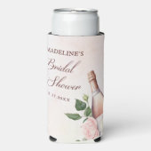 ブロンチ＆バブルシャンパンブライダルシャワー スリム缶クーラー (Seltzer正面)