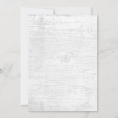 ブロンチ＆バブルリー サマー ビーチ ブライダル シャワー 招待状 (裏面)