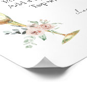 ブロンチ＆バブルリー フローラル ミモザ バー サイン (角)