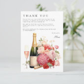 ブロンチ＆バブルリー ブライズシャワー 感謝カード エンクロージャーカード (スタンド正面)