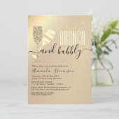 ブロンチ＆バブルリー ブライズシャワー 招待状 (スタンド正面)