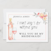 ブロンチ&バブルリー ブライダル ブランケット ブライズメイド カード (正面)