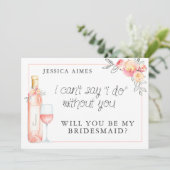 ブロンチ&バブルリー ブライダル ブランケット ブライズメイド カード (スタンド正面)