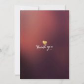 ブロンチ バブル ブライズ シャワー フラワーストリング ライト 招待状 (裏面)