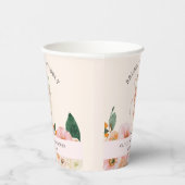 ブロンチ&バブル ボーホー フラワーチャペン 紙コップ (右)