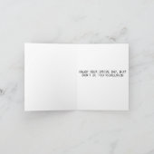 ブロンテシスターズワイルドアンドフリー誕生日 カード (内部)