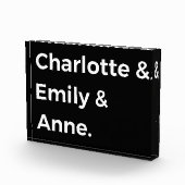ブロンテシスターIシャーロット&エミリー&アン フォトブロック (右)