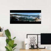 ブロンテビーチ、シドニーパノラマポスター – カスタマイズ ポスター (ホームオフィス)
