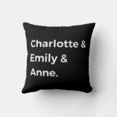 ブロンテレクシスターズIシャルロット&エミリー&アン クッション (裏面)