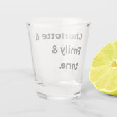 ブロンテレクシスターズIシャルロット&エミリー&アン ショットグラス (裏面)