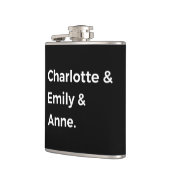 ブロンテレクシスターズIシャルロット&エミリー&アン フラスク (左)