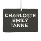 ブロンテレクシスターズIIシャルロット&エミリー&アン カーエアーフレッシュナー (裏面)