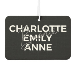 ブロンテレクシスターズIIシャルロット&エミリー&アン カーエアーフレッシュナー