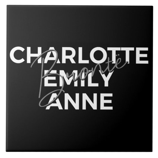 ブロンテレクシスターズIIシャルロット&エミリー&アン タイル (正面)