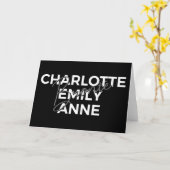 ブロンテレクシスターズIIシャーロット&エミリー&アン カード (黄色い花)