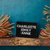 ブロンテレクシスターズIIシャーロット&エミリー&アン フォトプラーク (側面)