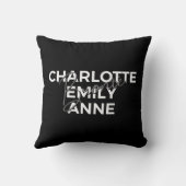 ブロンテ姉妹II - シャーロット & エミリー & アン クッション (裏面)