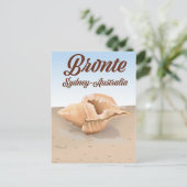 ブロンテ、シドニー、オーストラリアヴィンテージスタイル旅行 ポストカード (スタンド正面)