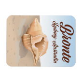 ブロンテ、シドニー、オーストラリアヴィンテージスタイル旅行 マグネット (横)