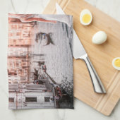 ブロンディインロマンティックヴェニス キッチンタオル (四つ折り)