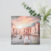 ブロンディインロマンティックヴェニス サンキューカード (スタンド正面)