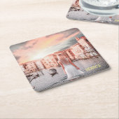 ブロンディインロマンティックヴェニス スクエアペーパーコースター (アングル)