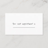 ブロンデカール美容師名刺 名刺 (裏面)