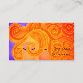 ブロンデカール美容師名刺 名刺 (正面)