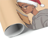 ブロンデヘア+ラテホリデイ ラッピングペーパー (ロールコーナー)