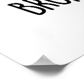 ブロントサウルスおもしろい恐竜プン ポスター (角)