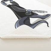 ブロントサウルスは映画のキャラクターとして服を着た。 シェルパブランケット (3/4)