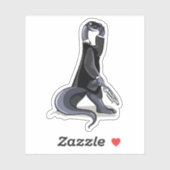 ブロントサウルスは映画のキャラクターとして服を着た。 シール (シート)