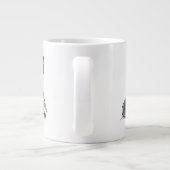 ブロントサウルスは映画のキャラクターとして服を着た。 ジャンボコーヒーマグカップ (裏面)