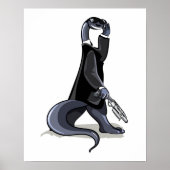 ブロントサウルスは映画のキャラクターとして服を着た。 ポスター (正面)