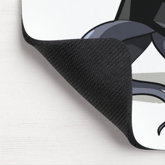 ブロントサウルスは映画のキャラクターとして服を着た。 マウスパッド (コーナー)