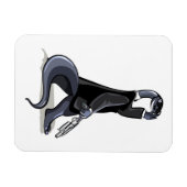 ブロントサウルスは映画のキャラクターとして服を着た。 マグネット (横)