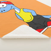 ブロントサウルスヒップホップ服を着た。 シェルパブランケット (3/4)