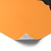 ブロントサウルスヒップホップ服を着た。 ポスター (角)