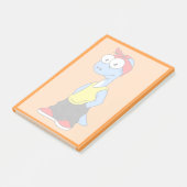 ブロントサウルスヒップホップ服を着た。 ポストイット (アングル)