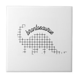 ブロントサウルス恐竜キッズルーム タイル
