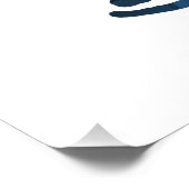 ブロントサウルス – ネイビーブルー – 恐竜 フォトプリント            (角)