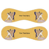 ブロンドかわいらしの妖精と(昆虫)オオカバマダラ、モナークの蝶の翼 ソフトボール (パネル)