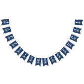 ブロンドかわいらし誕生日フェアリーオンムーンシルクストッキング バンティングフラッグ (全)