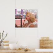 ブロンドと50年代 ポスター (キッチン)