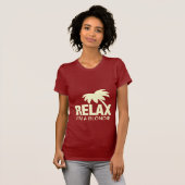 ブロンドのための面白いTシャツ Tシャツ (正面フル)