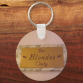 ブロンドのみ キーホルダー (正面)