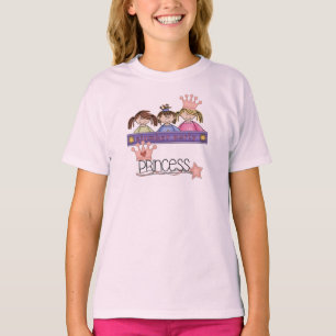 ブロンドのスランバー・パーティーのプリンセス Tシャツ