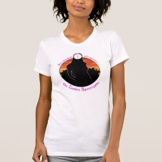 ブロンドのゾンビの黙示録の詳細のワイシャツ Tシャツ