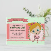 ブロンドのバレエかダンスパーティー 招待状 (スタンド正面)